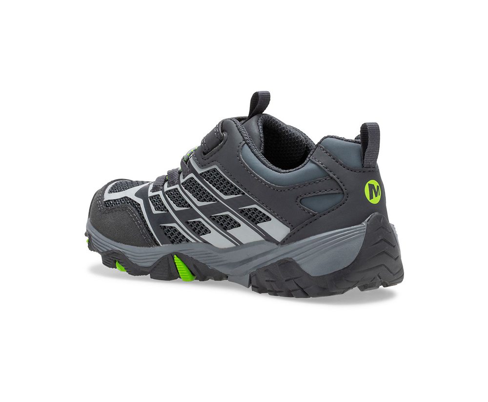 Tenis Criança - Merrell Moab Fst Baixo A/C Waterproof - Pretas - SPW367210